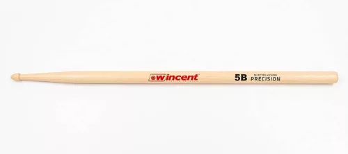 W-5BP Wincent  pair of hickory drumsticks 5B PRECISION, 406 x 15mm