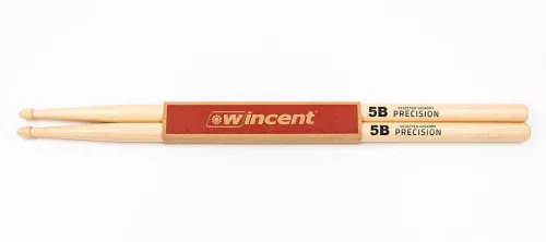 W-5BP Wincent  pair of hickory drumsticks 5B PRECISION, 406 x 15mm