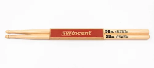 W-5BXL Wincent  pair of hickory drumsticks 5B XL, 420 x 15mm