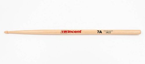 W-7AJ Wincent  pair of hickory drumsticks 7A JAZZ, 406 x 13.6mm