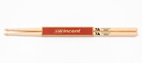 W-7AJ Wincent  pair of hickory drumsticks 7A JAZZ, 406 x 13.6mm