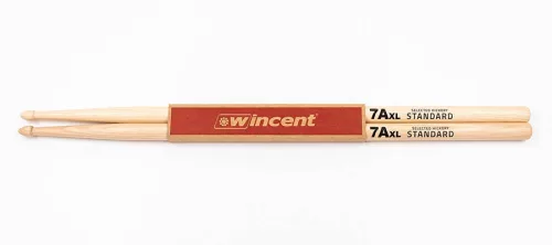 W-7AXL Wincent  pair of hickory drumsticks 7A XL, 406 x 13.6mm