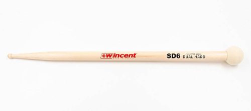 W-SD6 Wincent  maple drumstick/mallet SD6 with 32mm hard felt ball and SD2 handle