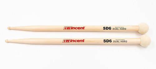 W-SD6 Wincent  maple drumstick/mallet SD6 with 32mm hard felt ball and SD2 handle