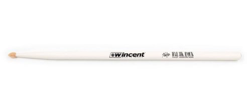 W-TYSCWII Wincent  Tomoya signature drumsticks, pair, hickory, 410 x 14,7mm, white finish