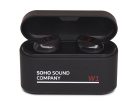 W1/BK SOHO Sound Company  TWS bluetooth earbud with powerbank, black