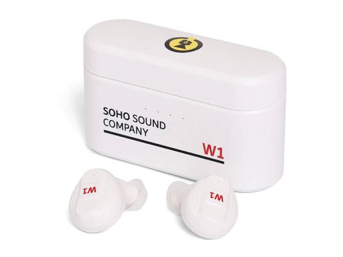 W1/WH SOHO Sound Company  TWS bluetooth earbud with powerbank, white