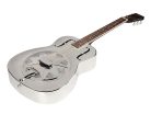 WE14/NI Royall Single Cone 14 fret resonator WEST END, bell brass body etched nickel finish, with softcase