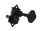 WJ-28N/BK Wilkinson  machine heads for guitar, open geared, 3x left+3x right, black, ratio 1:19