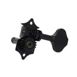   WJ-28N/BK Wilkinson  machine heads for guitar, open geared, 3x left+3x right, black, ratio 1:19