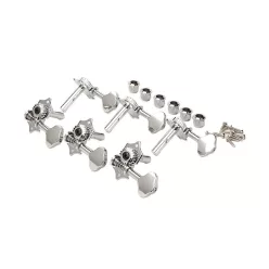   WJ-28N-CRS Wilkinson  machine heads for gutar slotted headstock, open geared, 3x left+3x right, chrome, ratio 1:19