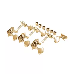   WJ-28N-GDS Wilkinson  machine heads for guitar slotted headstock, open geared, 3x left+3x right, gold, ratio 1:19
