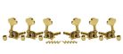 WJ-28N/GD Wilkinson  machine heads for guitar, open geared, 3x left+3x right, gold, ratio 1:19