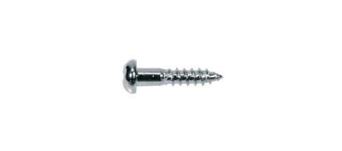 WS-02-C Boston  screw, 2,1x10mm, 12pcs, dome head, chrome