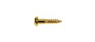 WS-02-G Boston  screw, 2,1x10mm, 12pcs, dome head, gold