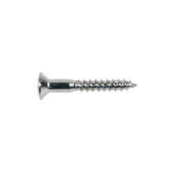   WS-04-C Boston  screw, 3,5x25mm, 12pcs, oval countersunk, chrome