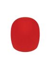 WS-10-RD Boston  windscreen balltype, standard, 5 pcs,height 68, diameter 35/65, red