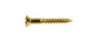 WS-14-G Boston  screw, 2,4x16mm, 12pcs, oval countersunk, for HB pu ring long, gold