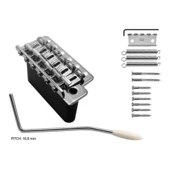  WV6/C Wilkinson  tremolo, pitch 10,8mm, with screws, zinc block, chrome