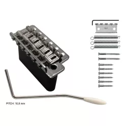   WVC/C Wilkinson  tremolo, pitch 10,8mm, with screws, zinc block, chrome