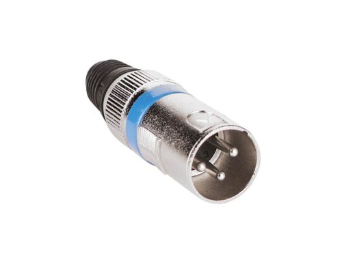 XLR-1-MV Boston  xlr plug, 3-pole, nickel, male