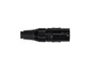 XLR-1-MVBK Boston  xlr plug, 3-pole, all black, male