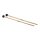 XM-1-S Hayman  xylophone mallets, 380 mm. maple handle, pair, 28 mm. hard pvc head, black