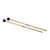 XM-1-S Hayman  xylophone mallets, 380 mm. maple handle, pair, 28 mm. hard pvc head, black