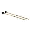 XM-1 Hayman  xylophone mallets, 380 mm. maple handle, pair, 30 mm. soft rubber head, black