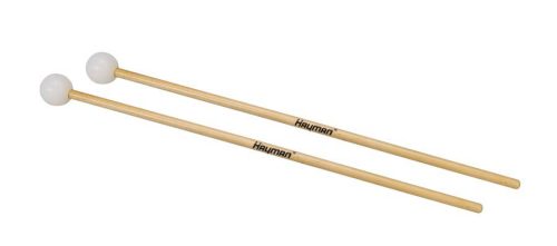 XM-2 Hayman  xylophone mallets, 380 mm. maple handle, pair, 30 mm. medium hard nylon head, white