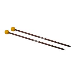   XM-3 Hayman  xylophone mallets, 380 mm. rattan handle, pair, 30 mm. medium hard nylon head, yellow