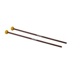   XM-4 Hayman  xylophone mallets, 370 mm. rattan handle, pair, 28 mm. medium hard nylon head, orange