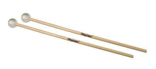 XM-7 Hayman  xylophone mallets, 380 mm. maple handle, pair, 30 mm. hard lexan head