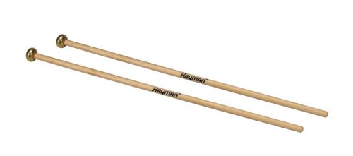 XM-8 Hayman  xylophone mallets, 365 mm. maple handle, pair, 20 mm. brass head