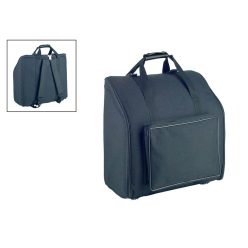   Z-026PR-BK Boston  accordion bag, 2 back straps, PRO version, for 26 keys, 48 basses, black cordura, made in Italy