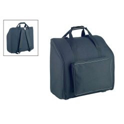   Z-037PR-BK Boston  accordion bag, 2 back straps, PRO version, for 37 keys, 96 basses, black cordura, made in Italy