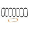 25304-13020  Lollar  shim pack for Dogear P-90 pickups, 8 pcs, six most commonly used heights, two oversized for HB rout