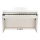 Medeli UP203WH Andromeda Series 88-Tasten Graded Hammer Action (K6s) Digitales Heimklavier, 2x20W Lautsprecher, Weiß Satin