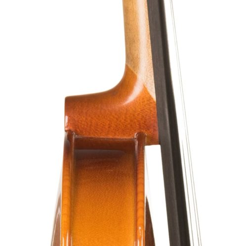 Hora Reghin 4/4 Schülergeige mit 5 Saiten und Ebenholzteilen – Fichtendecke, Ahornkörper, Stimmung E–A–D–G–C