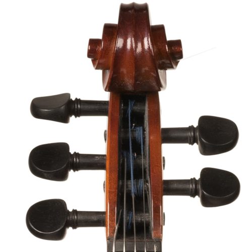 Hora Reghin 4/4 Schülergeige mit 5 Saiten und Ebenholzteilen – Fichtendecke, Ahornkörper, Stimmung E–A–D–G–C