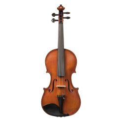   Hora Reghin 4/4 Meistergeige – Stradivari-Modell, handgefertigt, alte Klanghölzer, Ebenholz, Thomastik-Saiten