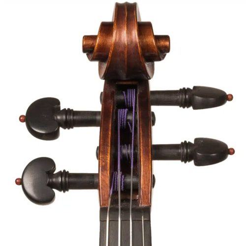 Hora Reghin 4/4 Meistergeige – Stradivari-Modell, handgefertigt, alte Klanghölzer, Ebenholz, Thomastik-Saiten