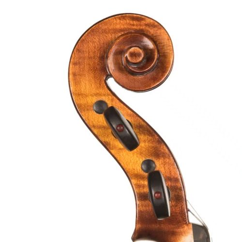 Hora Reghin 4/4 Meistergeige – Stradivari-Modell, handgefertigt, alte Klanghölzer, Ebenholz, Thomastik-Saiten