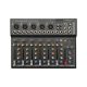Voice Kraft VK-F7 Audio-Mixer – 5 Mono / 1 Stereo Kanal, USB Interface, Bluetooth, +48V Phantomspeisung