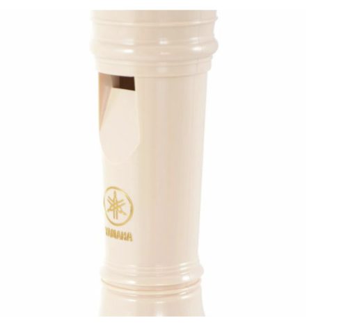 Yamaha YRS-23 Sopranblockflöte – Stimmung C, deutsche Griffweise, weißes ABS, Doppellöcher, mit Tasche