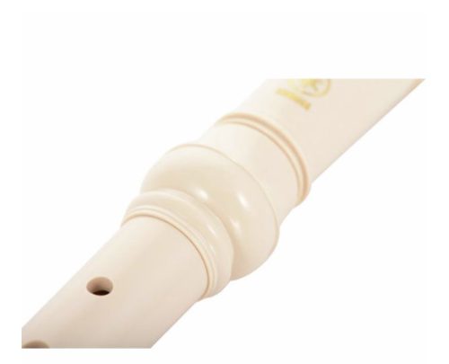 Yamaha YRS-23 Sopranblockflöte – Stimmung C, deutsche Griffweise, weißes ABS, Doppellöcher, mit Tasche